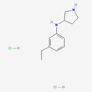 N-(3-ethylphenyl)pyrrolidin-3-aminedihydrochloride