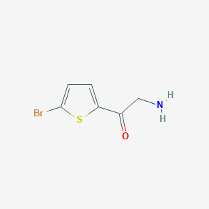 2-Amino-1-(5-bromothiophen-2-yl)ethan-1-one