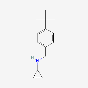 molecular formula C14H21N B1360367 N-[(4-叔丁基苯基)甲基]环丙胺 CAS No. 119290-83-4
