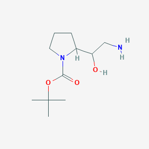 Tert-butyl 2-(2-amino-1-hydroxyethyl)pyrrolidine-1-carboxylate