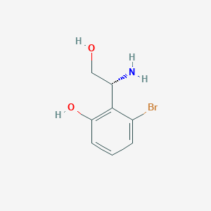 (R)-2-(1-Amino-2-hydroxyethyl)-3-bromophenol