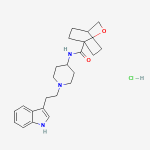 N-{1-[2-(1H-indol-3-yl)ethyl]piperidin-4-yl}-2-oxabicyclo[2.2.2]octane-1-carboxamide hydrochloride