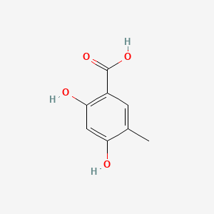 B1360373 2,4-Dihydroxy-5-methylbenzoic acid CAS No. 4780-64-7