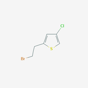 2-(2-Bromoethyl)-4-chlorothiophene