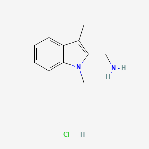 1-(1,3-dimethyl-1H-indol-2-yl)methanaminehydrochloride