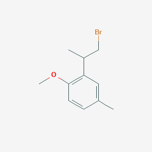 2-(1-Bromopropan-2-yl)-1-methoxy-4-methylbenzene