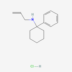 B1360377 Cyclohexylamine, N-allyl-1-phenyl-, hydrochloride CAS No. 2185-95-7