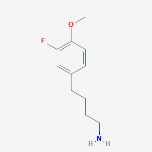 4-(3-Fluoro-4-methoxyphenyl)butan-1-amine