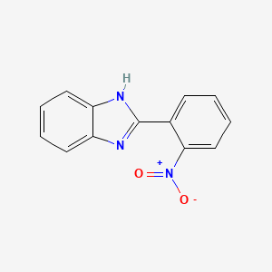 molecular formula C13H9N3O2 B1360378 2-(2-硝基苯基)-1H-苯并咪唑 CAS No. 2208-58-4
