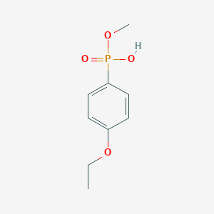 B136038 (4-Ethoxyphenyl)-methoxyphosphinic acid CAS No. 131066-54-1
