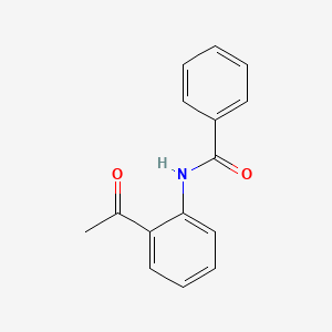 molecular formula C15H13NO2 B1360380 N-(2-乙酰基苯基)苯甲酰胺 CAS No. 6011-26-3