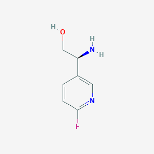 (S)-2-Amino-2-(6-fluoropyridin-3-yl)ethan-1-ol