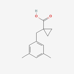 1-(3,5-Dimethylbenzyl)cyclopropane-1-carboxylic acid