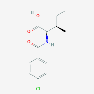 (2R*,3R**)-2-[(4-chlorophenyl)formamido]-3-methylpentanoicacid