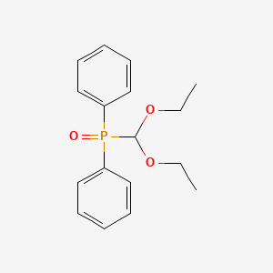 molecular formula C17H21O3P B1360390 二苯基膦氧化二乙氧甲基酯 CAS No. 20570-20-1