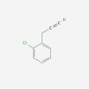 molecular formula C9H7Cl B13603905 1-Chloro-2-(prop-2-yn-1-yl)benzene 