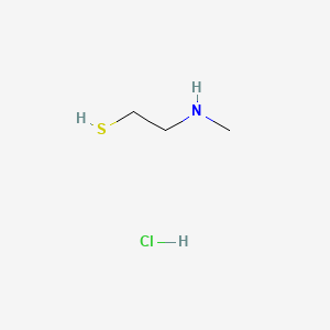 molecular formula C3H10ClNS B1360393 乙硫醇，2-(甲基氨基)-，盐酸盐 CAS No. 33744-33-1