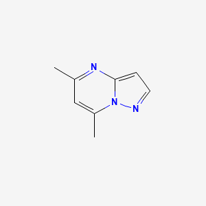 molecular formula C8H9N3 B1360396 5,7-二甲基吡唑并[1,5-a]嘧啶 CAS No. 35149-38-3