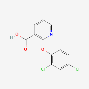 molecular formula C12H7Cl2NO3 B1360397 2-(2,4-二氯苯氧)吡啶-3-羧酸 CAS No. 36701-91-4