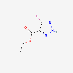 ethyl 5-fluoro-1H-1,2,3-triazole-4-carboxylate