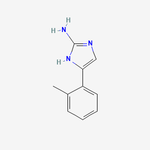 5-(2-methylphenyl)-1H-imidazol-2-amine