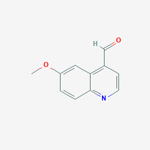 B1360400 6-Methoxyquinoline-4-carbaldehyde CAS No. 4363-94-4