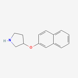 2-Naphthyl 3-pyrrolidinyl ether