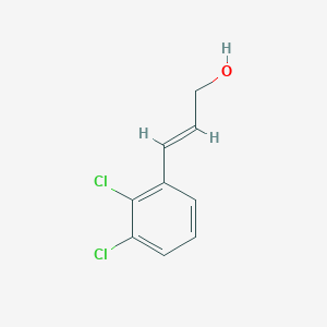 molecular formula C9H8Cl2O B13604044 (E)-3-(2,3-dichlorophenyl)prop-2-en-1-ol 