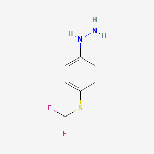 {4-[(Difluoromethyl)sulfanyl]phenyl}hydrazine