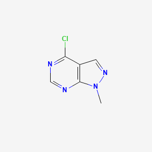 molecular formula C6H5ClN4 B1360407 4-氯-1-甲基-1H-吡唑并[3,4-d]嘧啶 CAS No. 23000-43-3