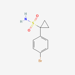 1-(4-Bromophenyl)cyclopropane-1-sulfonamide