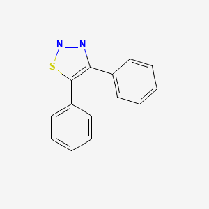 molecular formula C14H10N2S B1360411 4,5-ジフェニル-1,2,3-チアジアゾール CAS No. 5393-99-7