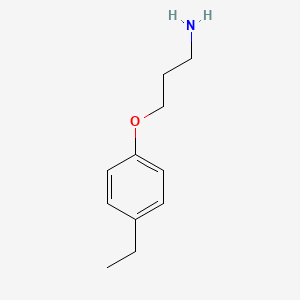 molecular formula C11H17NO B13604121 3-(4-Ethylphenoxy)propan-1-amine 