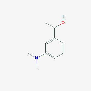 molecular formula C10H15NO B1360413 1-(3-二甲氨基苯基)乙醇 CAS No. 5339-01-5