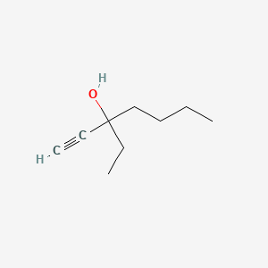 molecular formula C9H16O B1360415 3-Ethyl-1-heptyn-3-ol CAS No. 5396-61-2