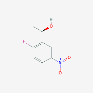 molecular formula C8H8FNO3 B13604185 (R)-1-(2-Fluoro-5-nitrophenyl)ethan-1-ol 