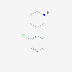 3-(2-Chloro-4-methylphenyl)piperidine