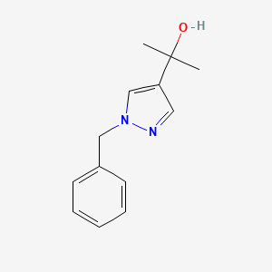 2-(1-benzyl-1H-pyrazol-4-yl)propan-2-ol