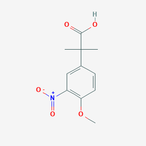 2-(4-Methoxy-3-nitrophenyl)-2-methylpropanoic acid