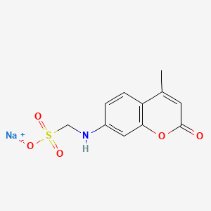 molecular formula C11H10NNaO5S B1360424 Coumarin 175 CAS No. 29197-94-2