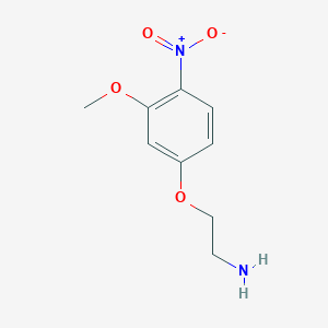 2-(3-Methoxy-4-nitrophenoxy)ethan-1-amine