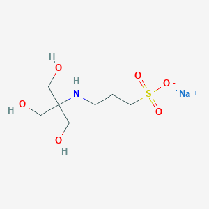 molecular formula C7H16NNaO6S B1360427 Sodium 3-((1,3-dihydroxy-2-(hydroxymethyl)propan-2-yl)amino)propane-1-sulfonate CAS No. 91000-53-2