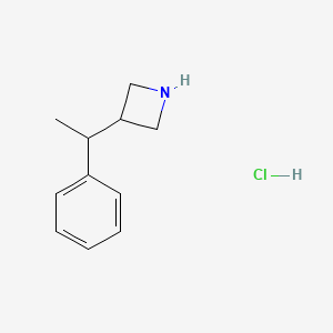 3-(1-Phenylethyl)azetidinehydrochloride