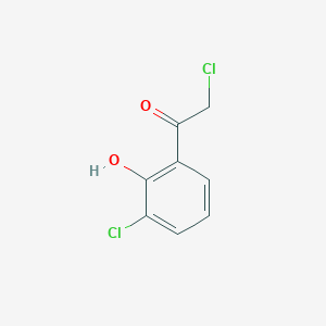 2-Chloro-1-(3-chloro-2-hydroxyphenyl)ethanone