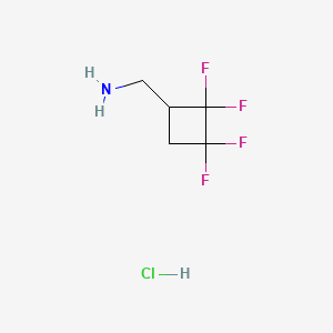 1-(2,2,3,3-Tetrafluorocyclobutyl)methanaminehydrochloride