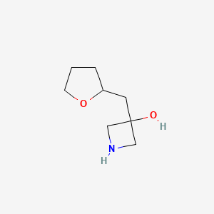 3-((Tetrahydrofuran-2-yl)methyl)azetidin-3-ol