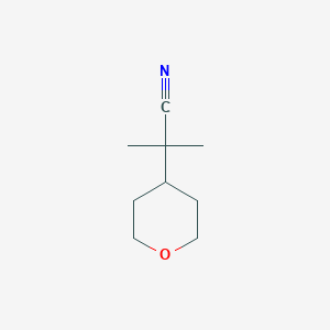 2-Methyl-2-(oxan-4-yl)propanenitrile