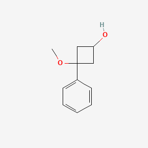 3-Methoxy-3-phenylcyclobutan-1-ol