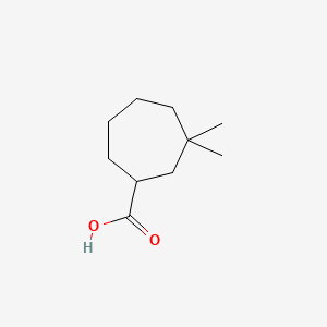 3,3-Dimethylcycloheptane-1-carboxylicacid