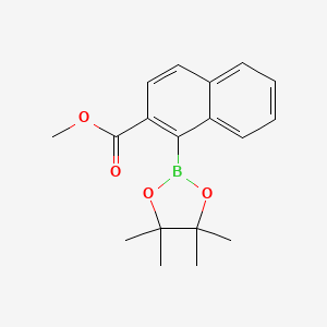 Methyl1-(4,4,5,5-tetramethyl-1,3,2-dioxaborolan-2-yl)naphthalene-2-carboxylate